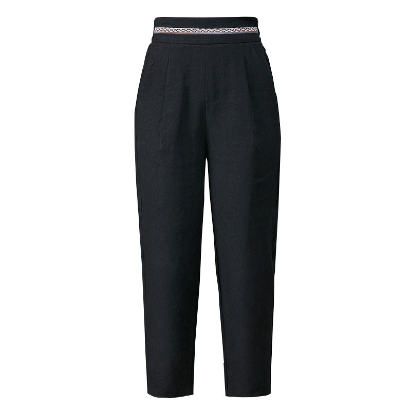 Paige Sterling | Linen Harem Pants For Women