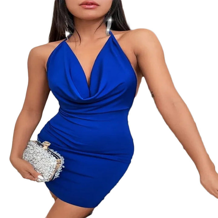 Ivy Sullivan | Backless Halter Cocktail Dress For Women