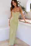 Luz™ | Embroidered Stitching Solid Color Dress