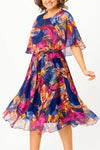 Ayala | Comfortable belly coverage chiffon dress
