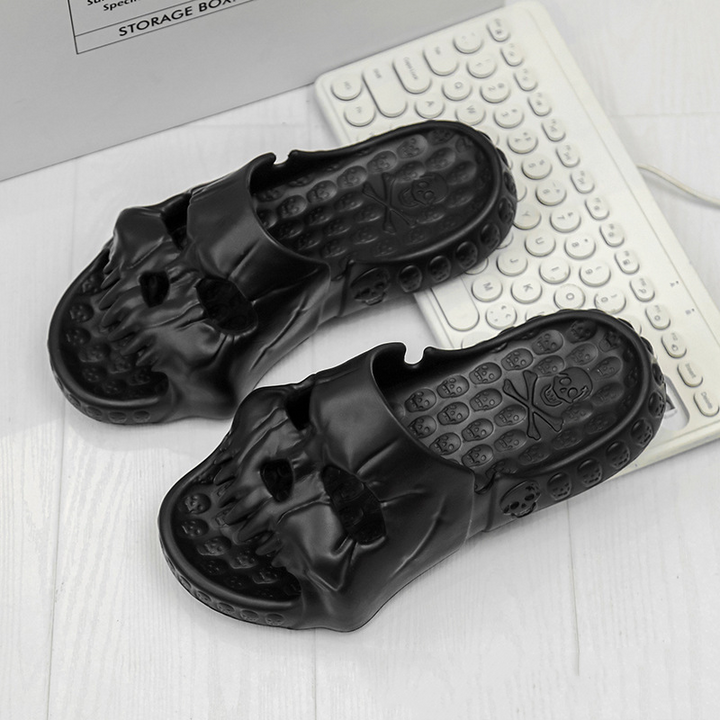 Bone Daddy | Skull Halloween Slippers For Men