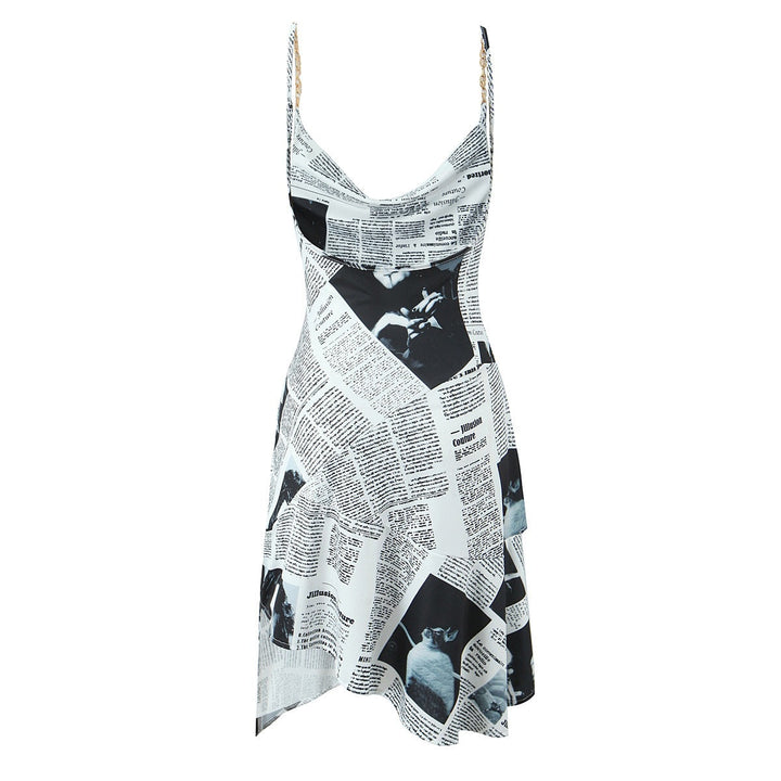 Niamh Bellamy | Strapless Asymmetric Mini Dress For Women