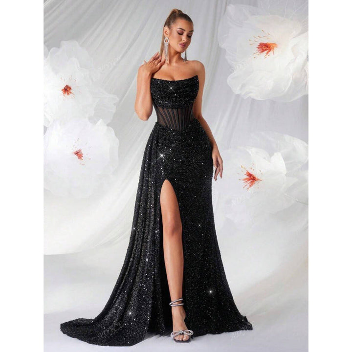 Isabelle Turner | Sequin Formal Maxi Dress For Women