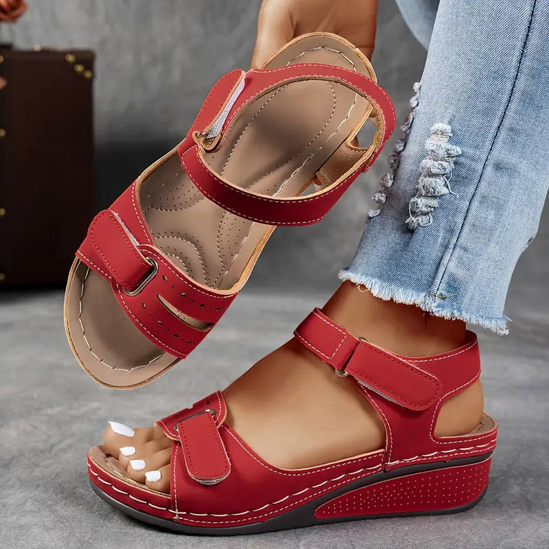 Alana | Women’s Wedge Sandals with Adjustable Straps
