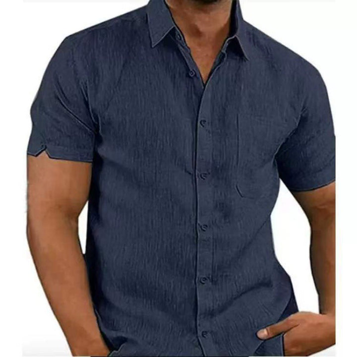 Ryan Sinclair | Short Sleeve Linen Shirt For Men