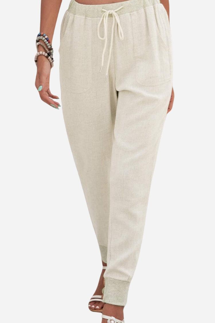 Bali | Women’s Elastic Ankle Pants with Drawstring Waist