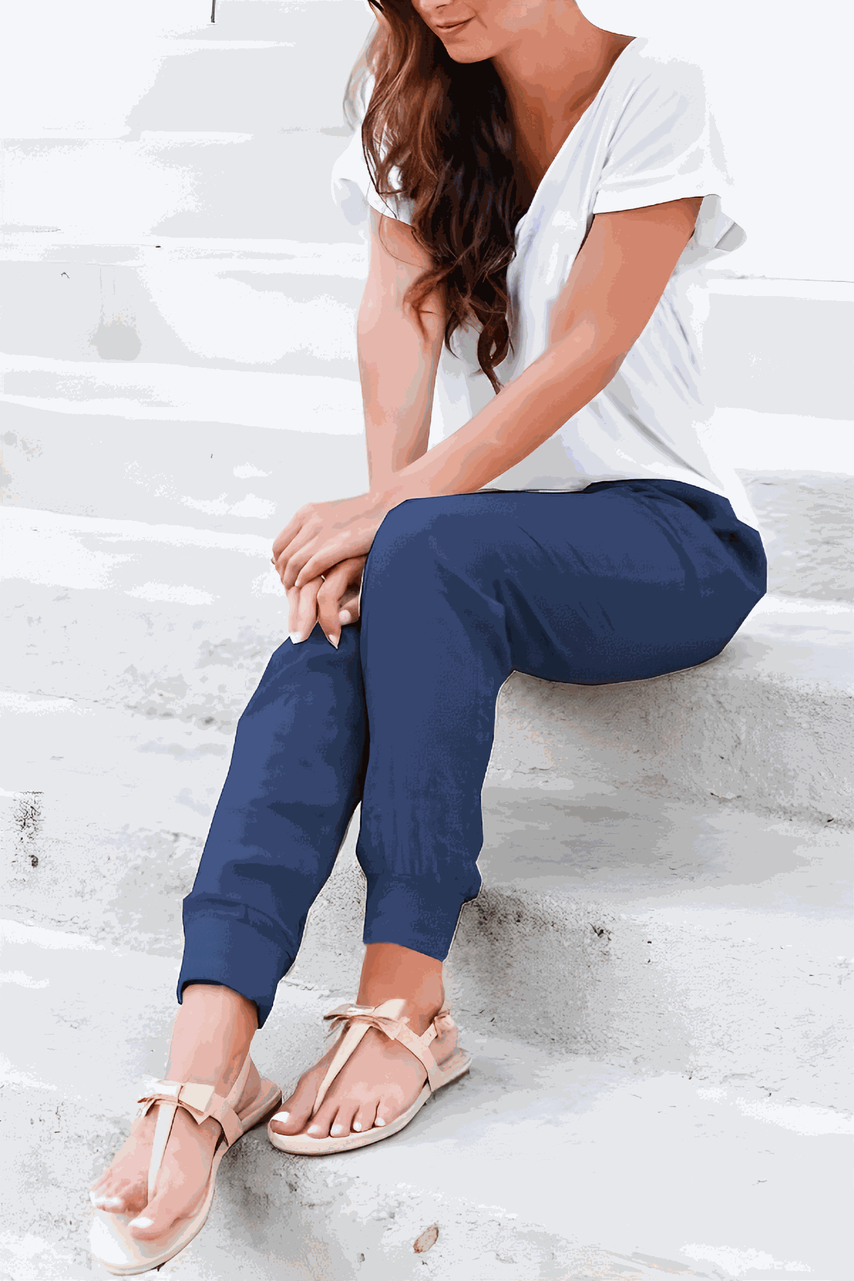 Bali | Women’s Elastic Ankle Pants with Drawstring Waist