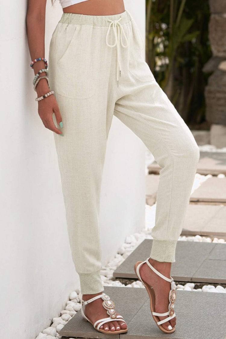 Bali | Women’s Elastic Ankle Pants with Drawstring Waist