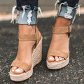 Joyce | Women’s Wedge Sandals with Ankle Strap