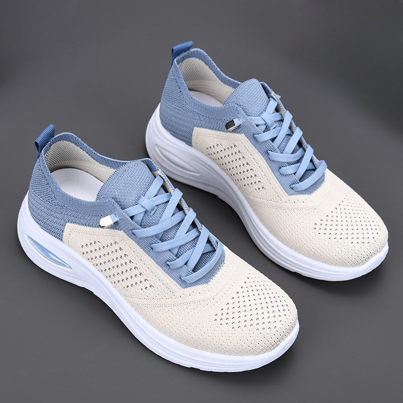 Velra | Women’s Mesh Slip-On Sneakers with Platform