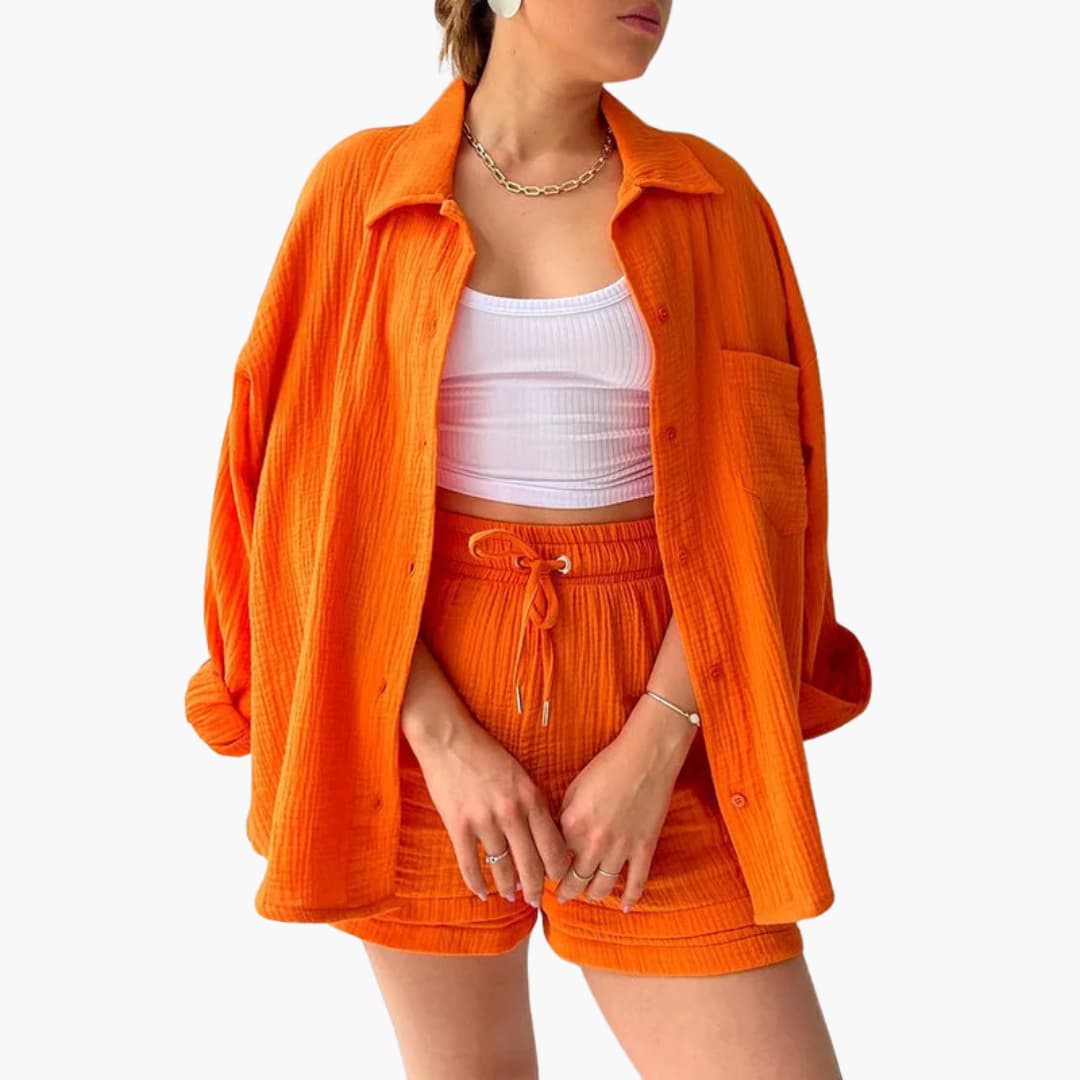 Rosalie | Women’s Casual Two Piece Set with Shorts