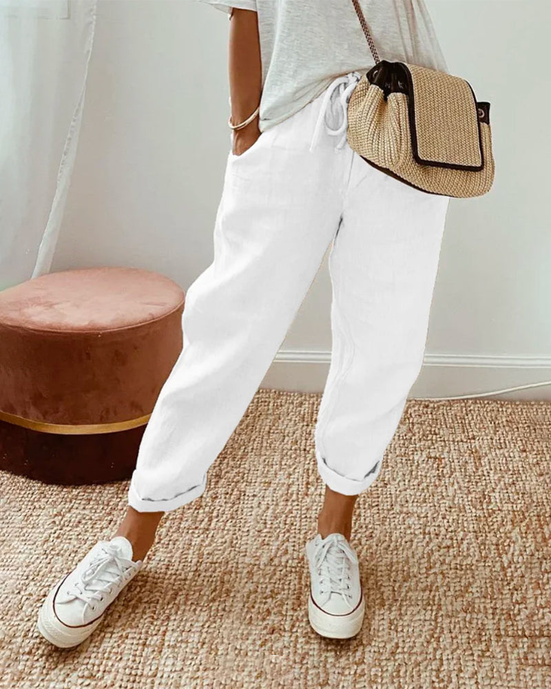 Remy | Women’s Casual Waistband Trousers with Comfort Stretch
