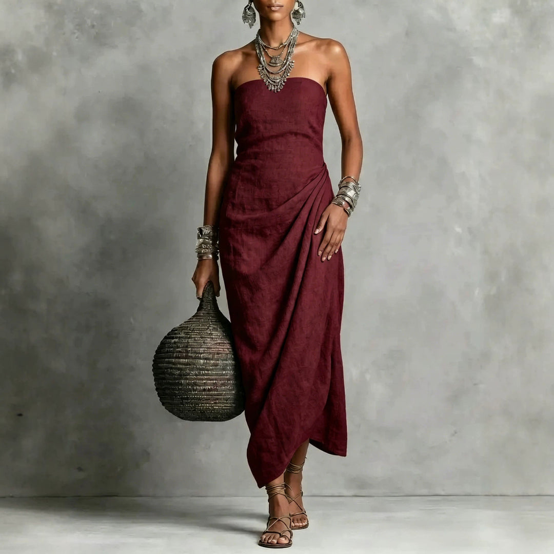 Matilda Robertson | Strapless Summer Dress For Women