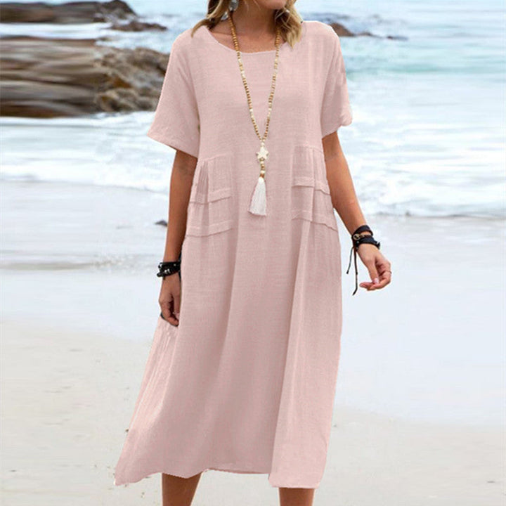 Georgia Blackwood | Relaxed Linen Summer Dress For Women