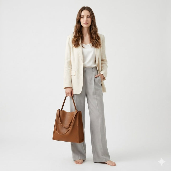 Marco Bellini | Premium Leather Tote Bag For Women