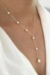 Vintage Pearl Necklace with Pendant