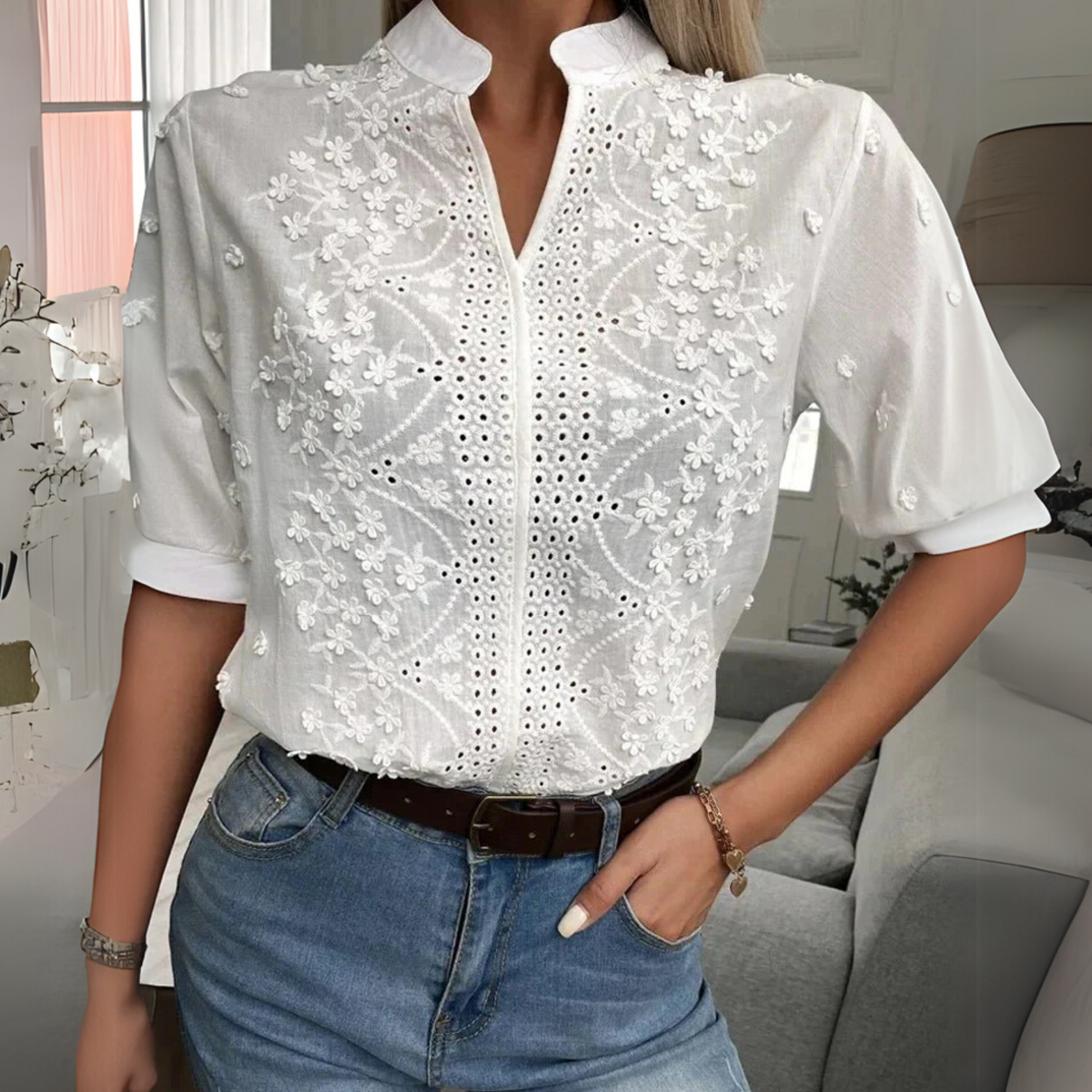 Allison | Women’s Allison Blouse with Timeless Detailing