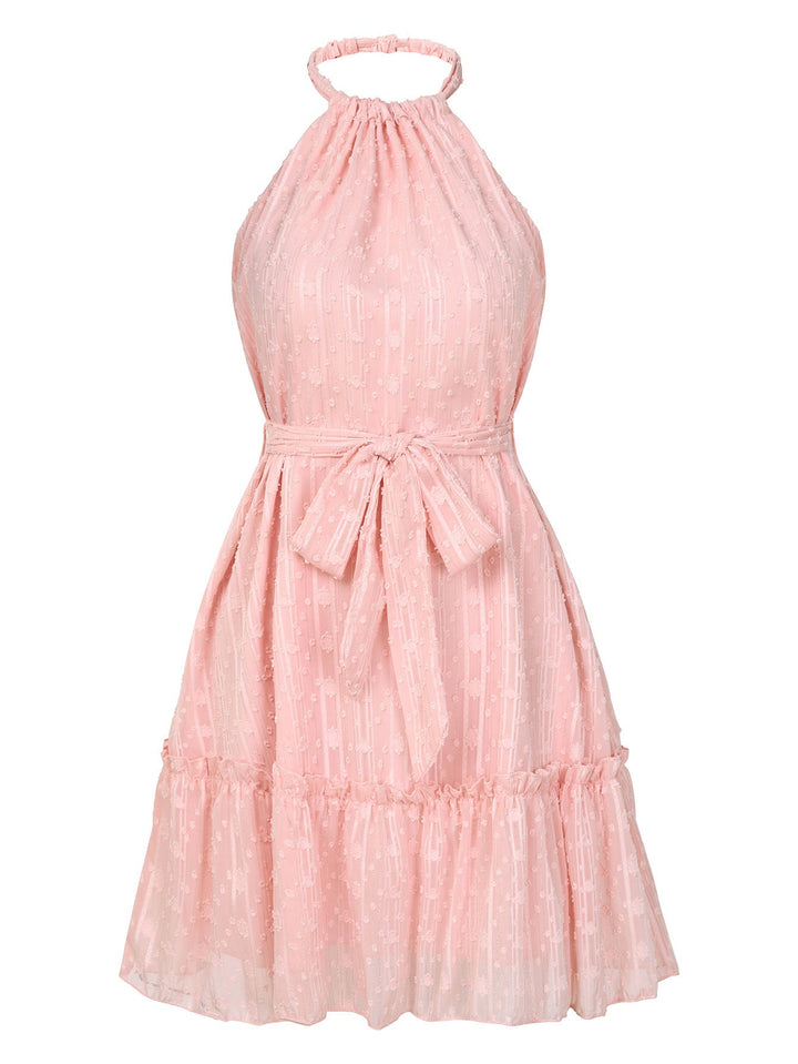 Holly Thompson | Lightweight Summer Dress With Tie Waist For Women