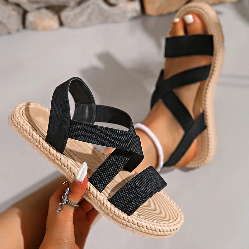 Zaha | Women’s Espadrille Sandals with Cushioned Sole