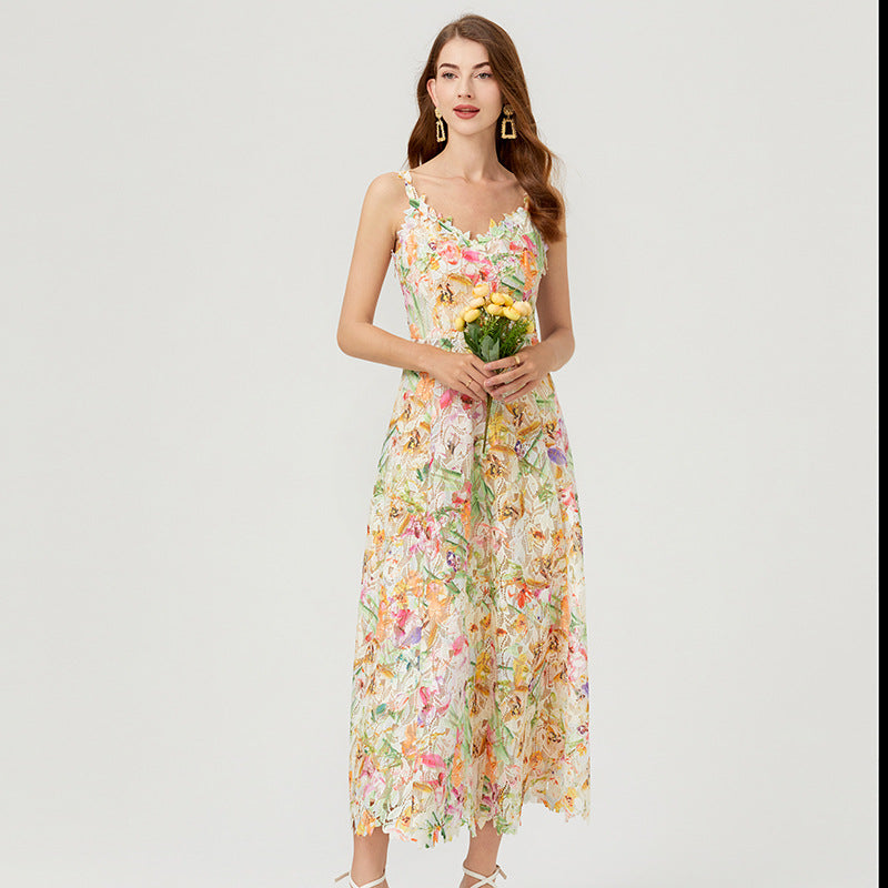 Niamh Farrell | Floral Lace Races Dress For Women