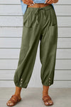 Lauren Cooper | Relaxed Drawstring Cropped Trousers For Women