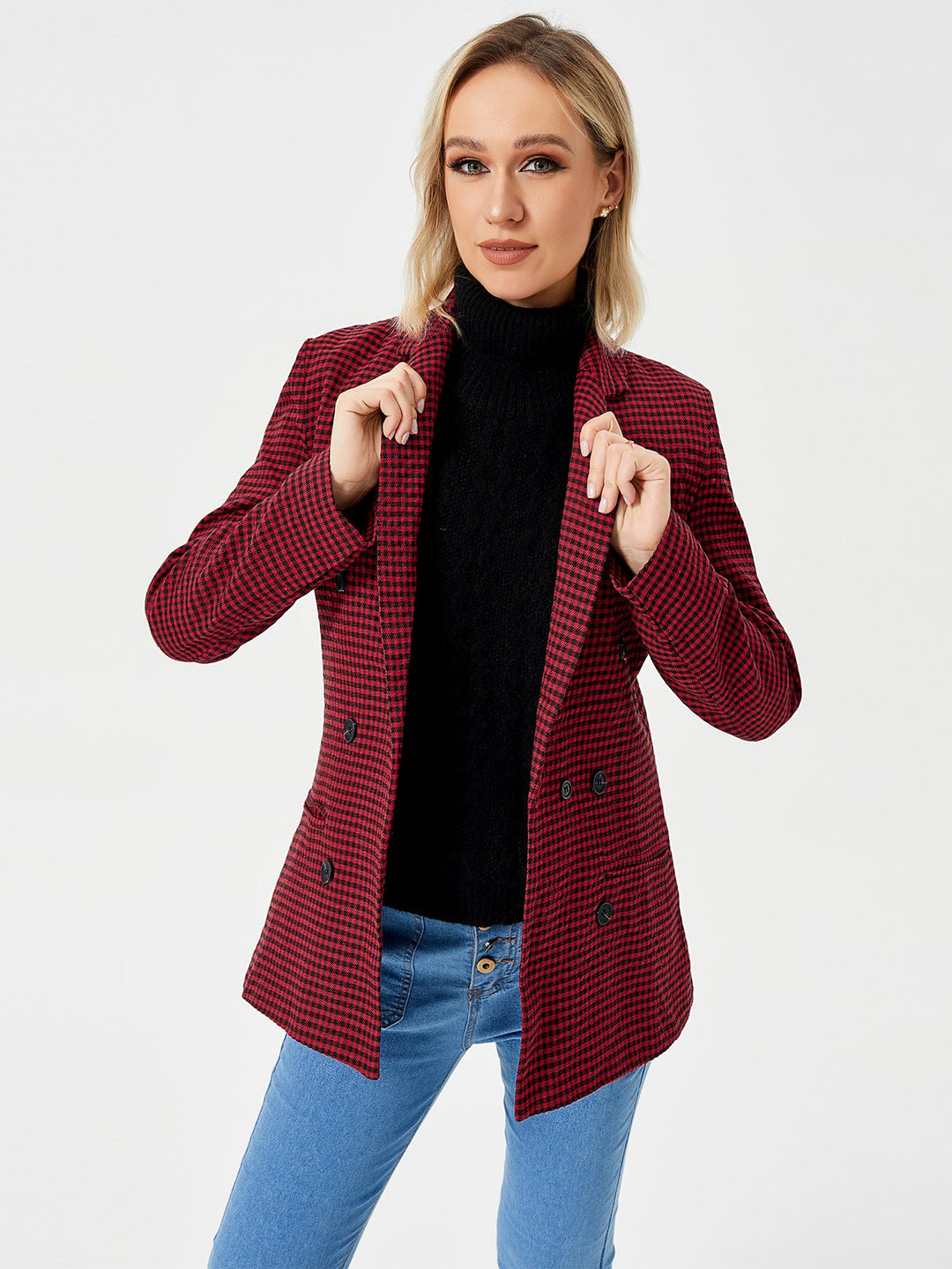 Clementine Ashford | Houndstooth Work Jacket For Women