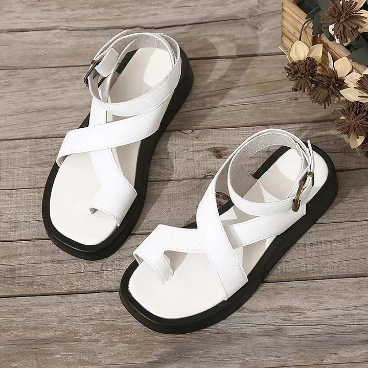Lucia | Women’s Platform Sandals with Criss-Cross Straps