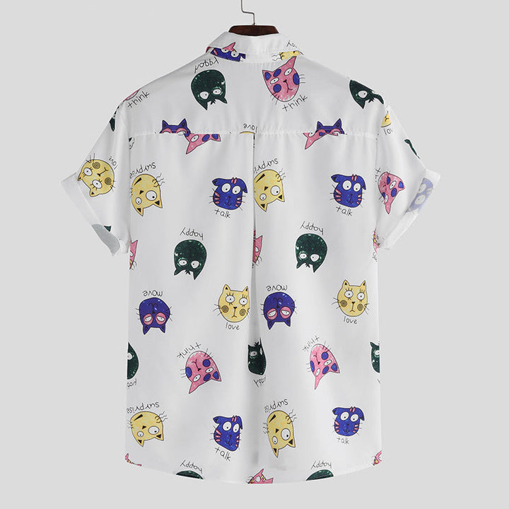 Callum Stewart | Printed Short Sleeve Shirt For Men