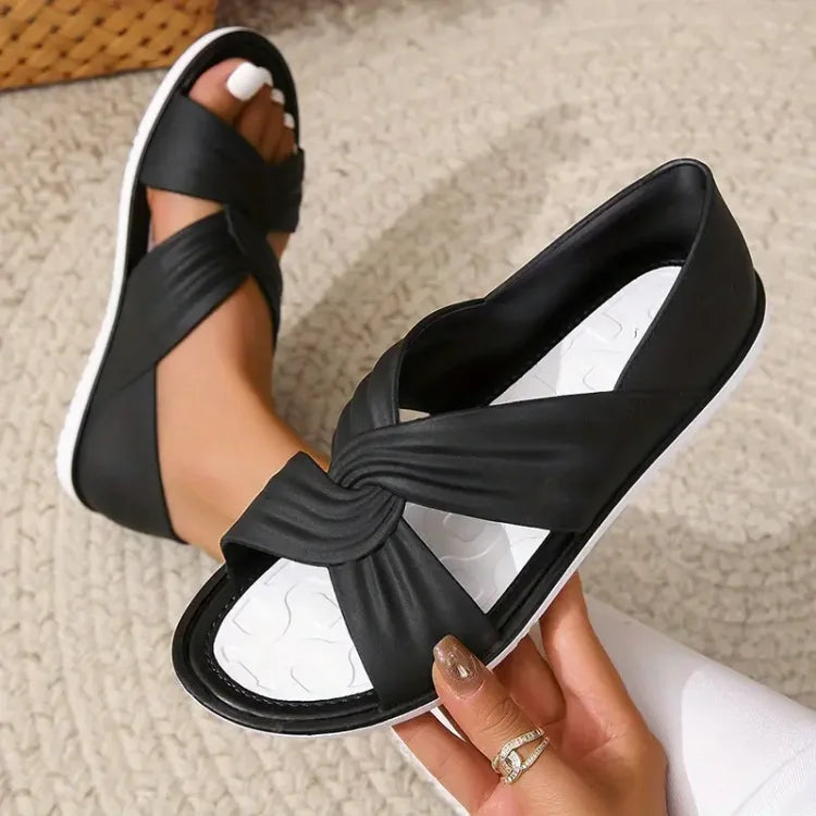 Bella | Women’s Knot-Design Sandals with Cushioned Footbed