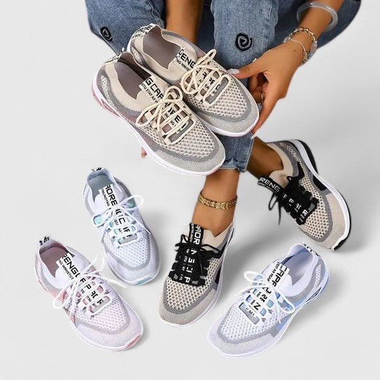 Koda | Women’s Mesh Chunky Trainers with Breathable Upper