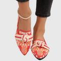 Muse | Women’s Floral Knot Loafers with Artistic Detailing