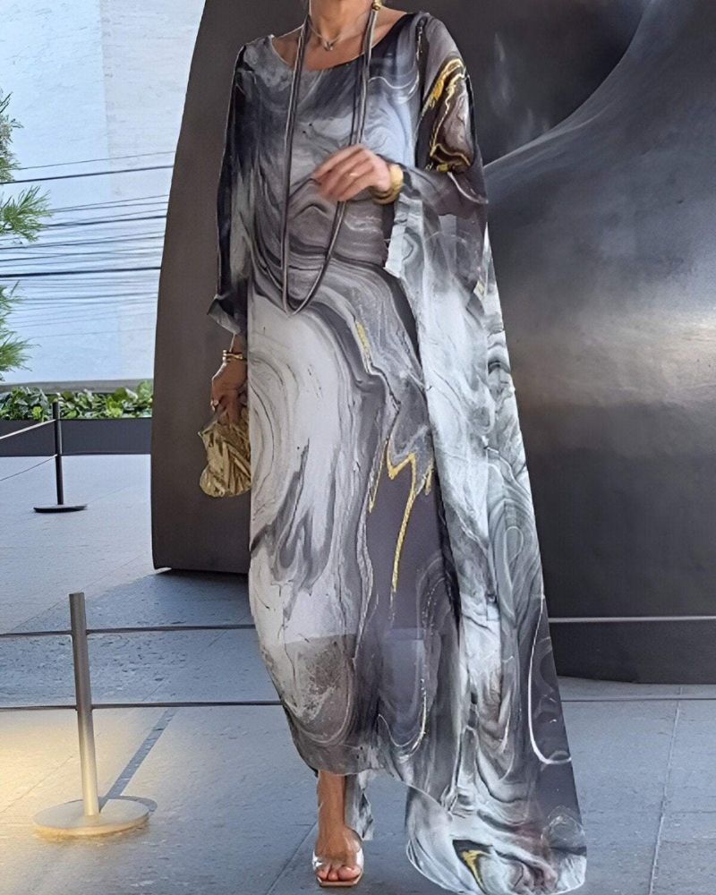Sorea | Women’s Elegant Dress with Flowing Drapes