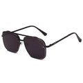 Retro | Women’s Square Metal Sunglasses with Gradient Lenses