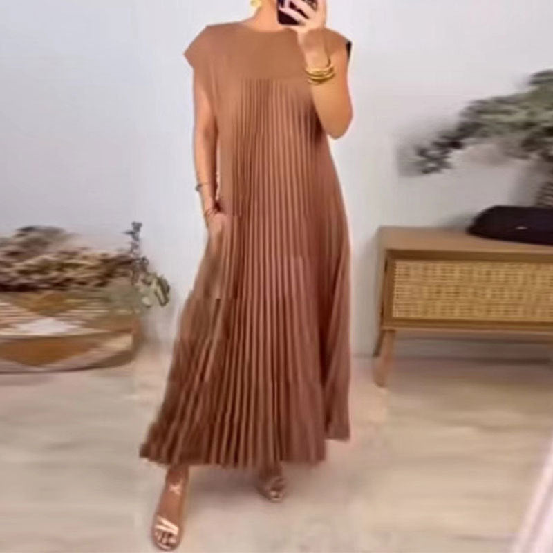 Hannah Parker | Pleated Maxi Dress For Women