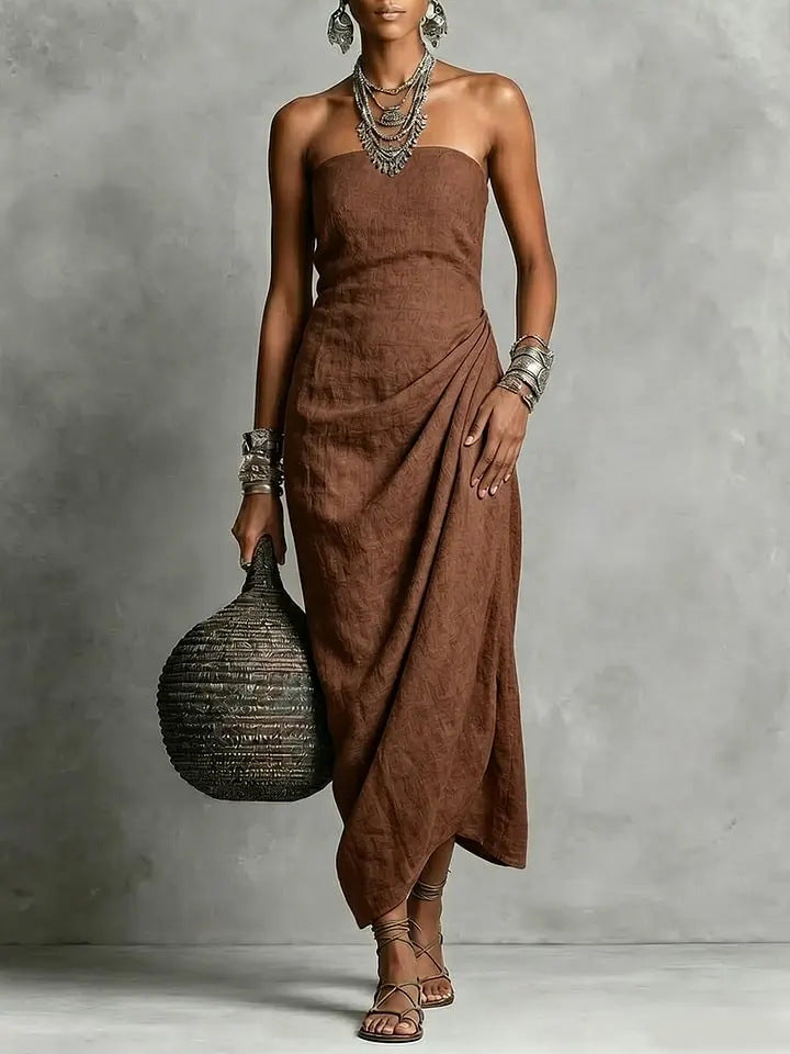 Matilda Robertson | Strapless Summer Dress For Women