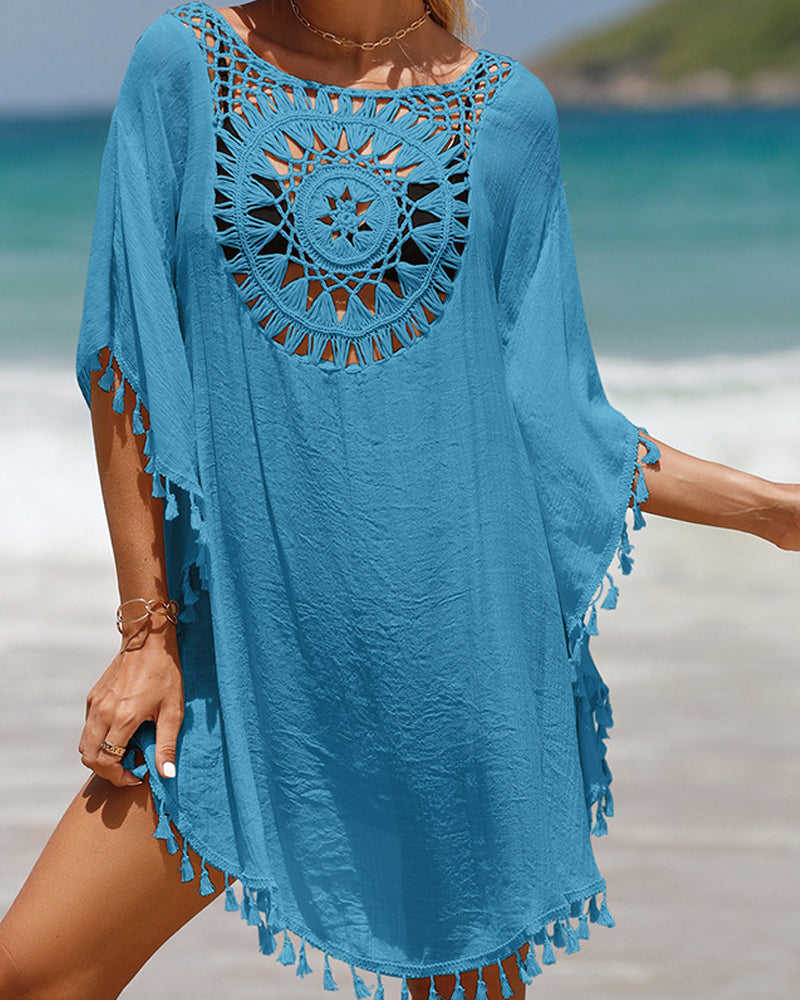 Chrissy | Women’s Crochet Beach Cover-Up with Flowing Silhouette