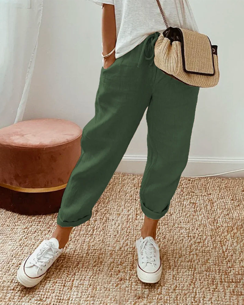 Remy | Women’s Casual Waistband Trousers with Comfort Stretch