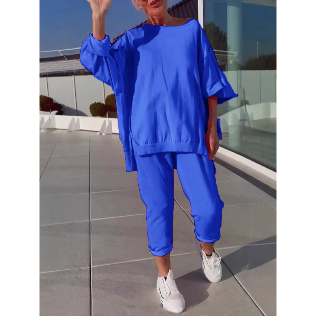 Gilda | Women’s Relaxed Loungewear Set with Draped Silhouette