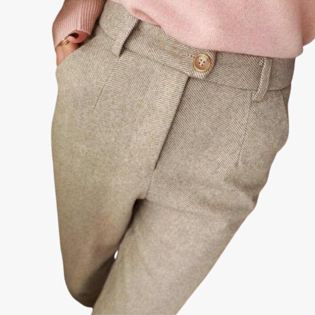 Clarisse | Women’s Tailored Pants with Structured Waistband