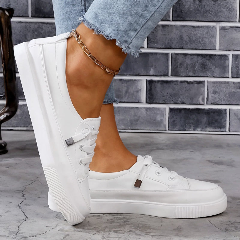 Penny | Women’s Penny Canvas Sneakers with Lace-Up