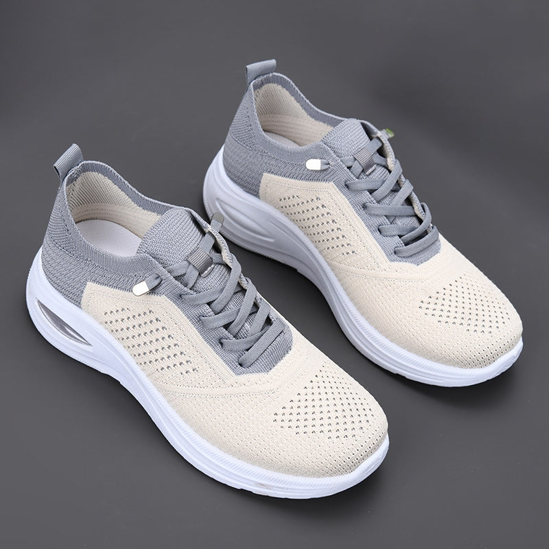 Velra | Women’s Mesh Slip-On Sneakers with Platform