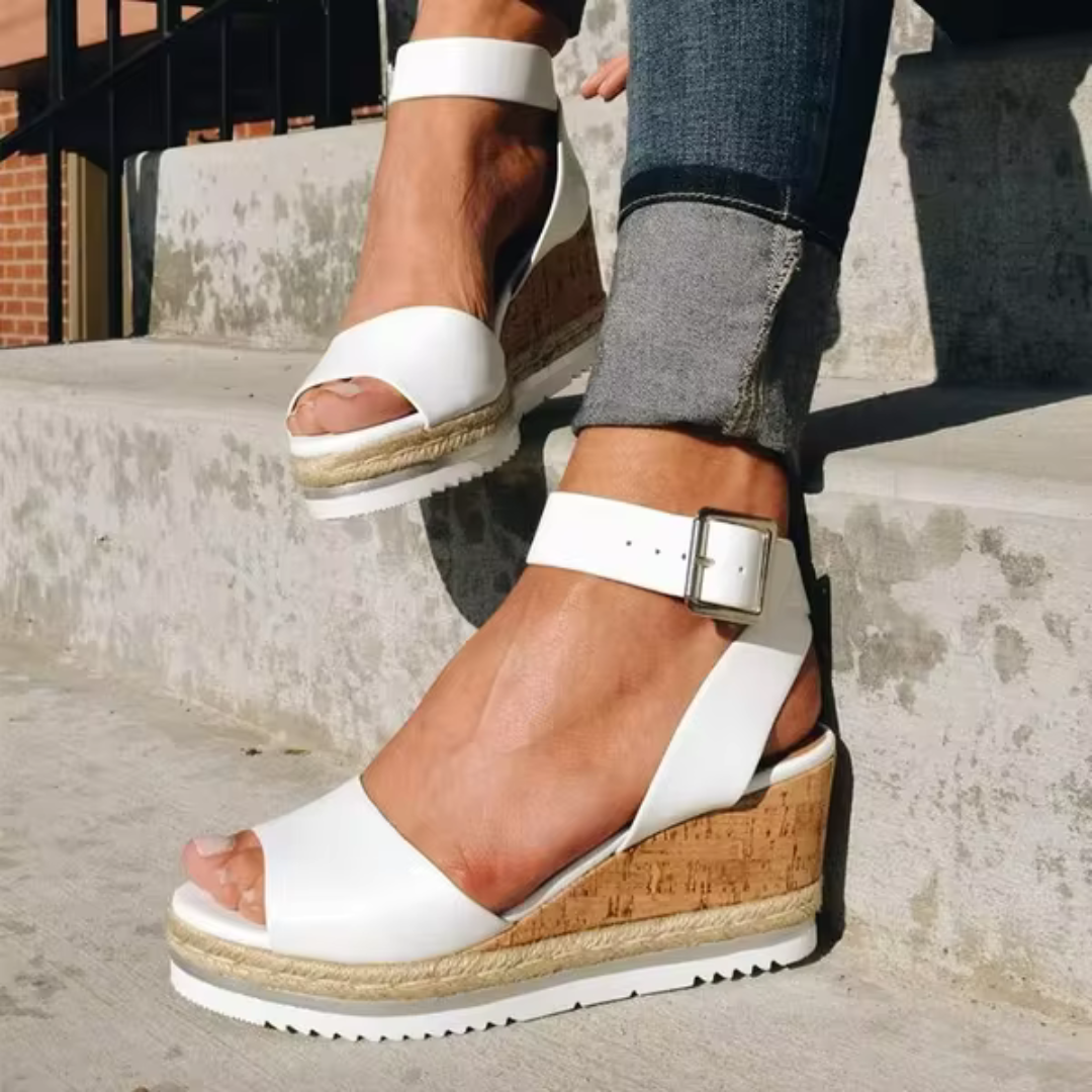 Cassandra | Women’s Wedge Sandals with Cushioned Insole