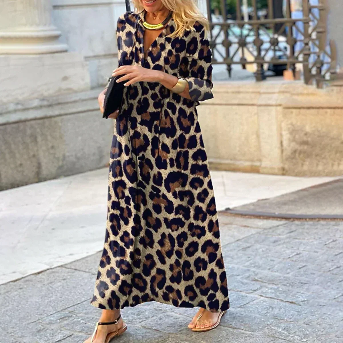 Silvie | Women’s Leopard Dress with Bold Print