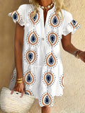 Edwina | Women’s Edwina Boho Midi Dress with Flow