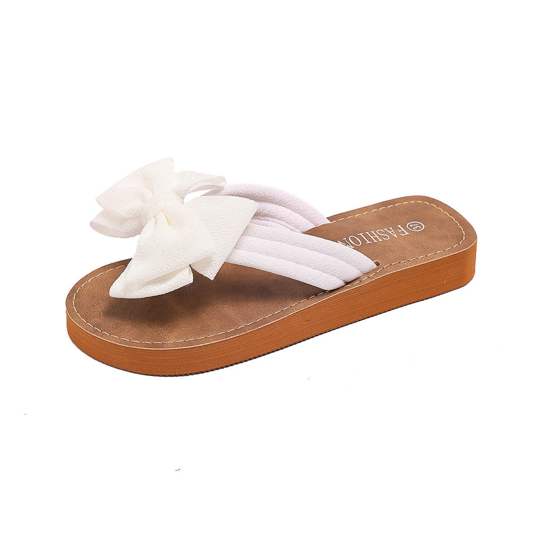 Willow Hartley | Bow Detail Thong Sandals For Women