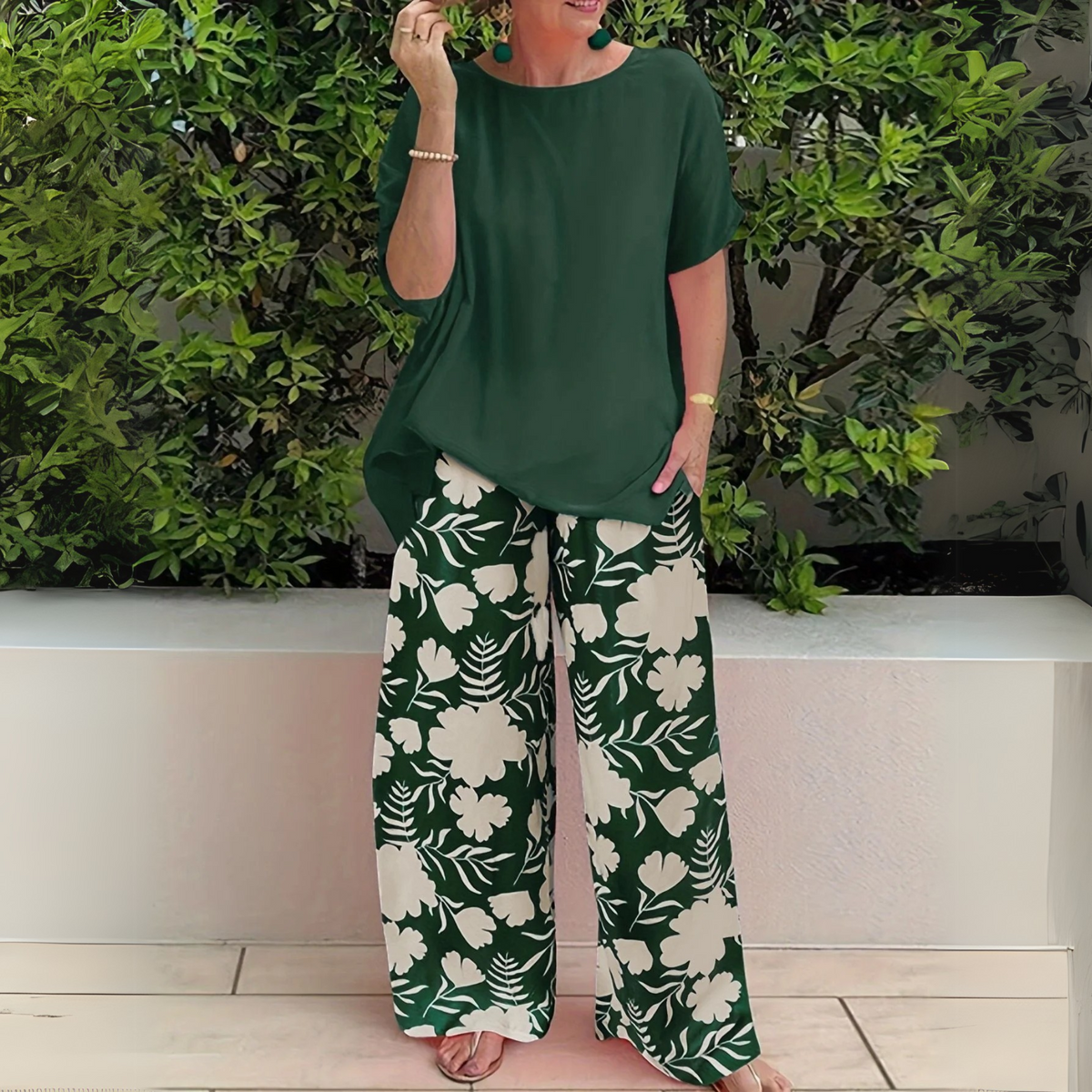 Nora | Women’s Elegant Two-Piece Set with Coordinated Top