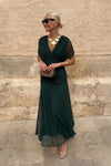 Bella™ | Elegant V-neck Fantasy Party Maxi Dress