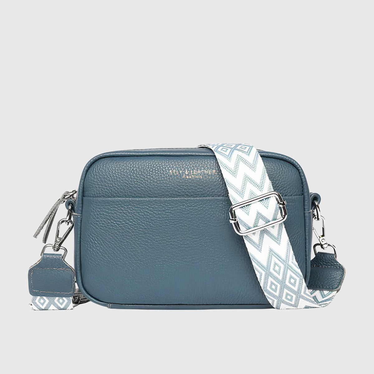 Giulia | Women’s Leather Shoulder Bag with Wide Strap