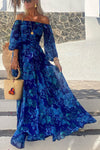 Calista | Floral Off-Shoulder Maxi Dress
