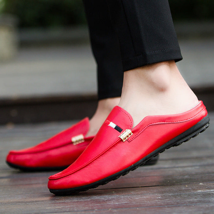 Reece Harding | Premium Leather Loafer Mules For Men